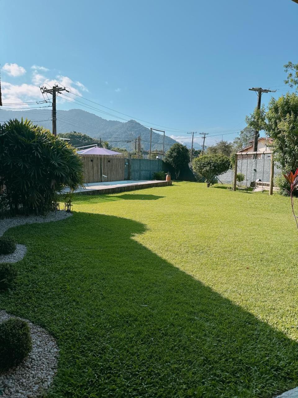 Casa Piscina Jardim Ubatuba Villa Exterior foto