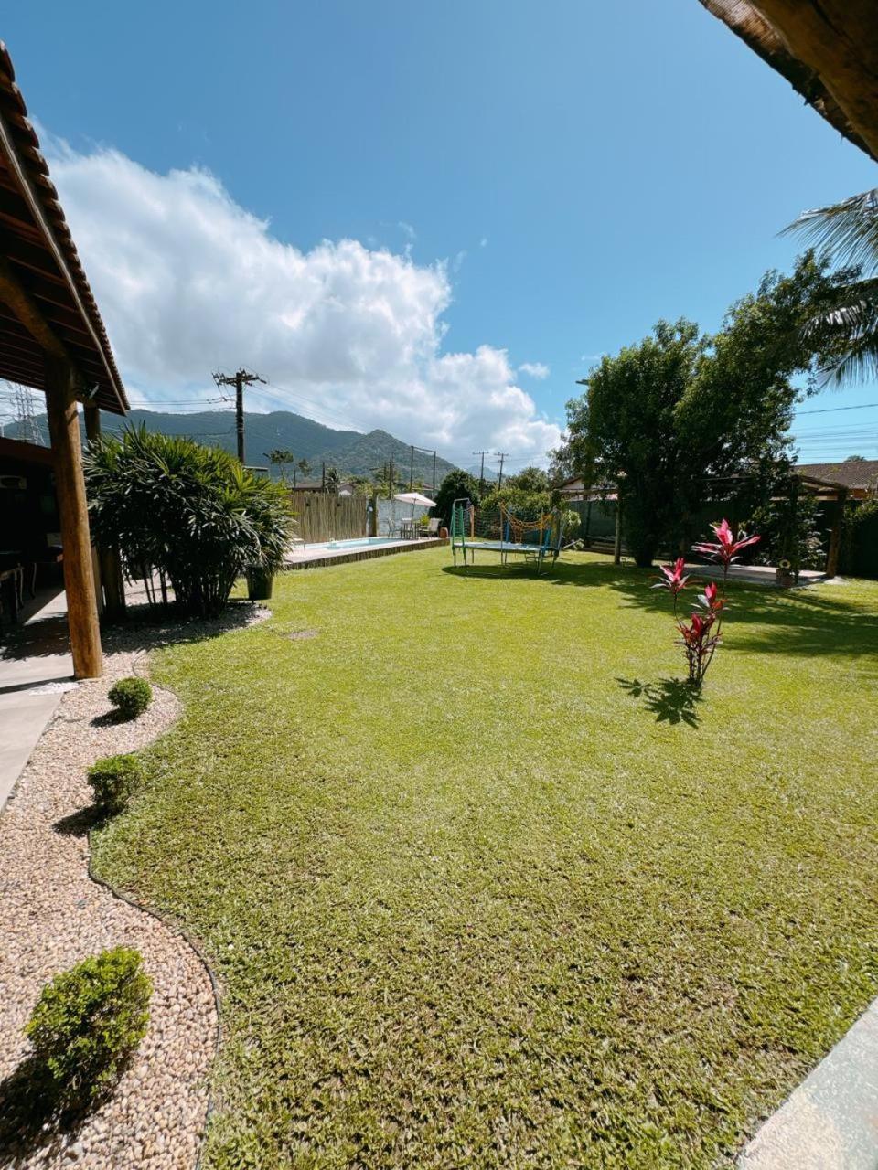Casa Piscina Jardim Ubatuba Villa Exterior foto