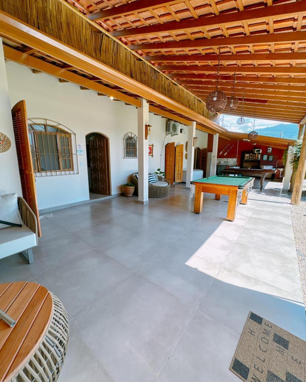 Casa Piscina Jardim Ubatuba Villa Exterior foto
