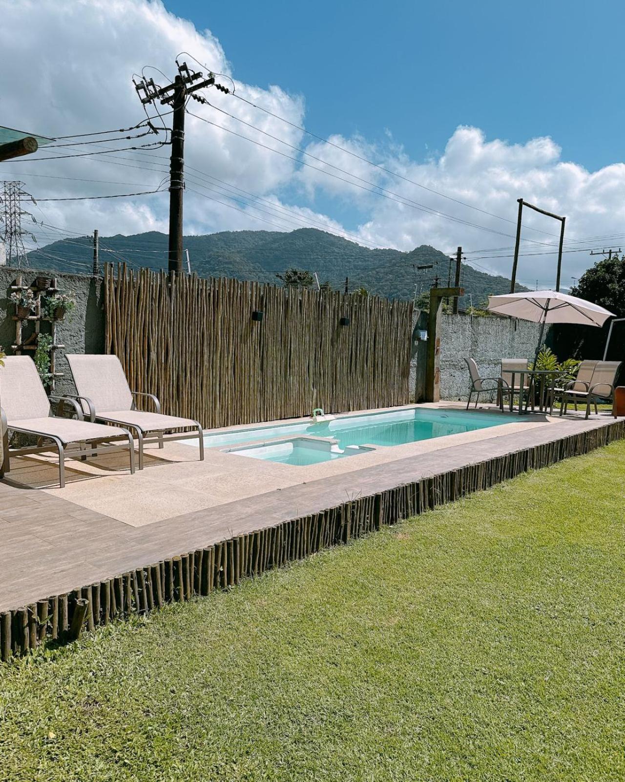 Casa Piscina Jardim Ubatuba Villa Exterior foto